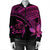 Hawaiian Turtle Plumeria Kakau Polynesian Quilt Bomber Jacket Neo Pink AH - Polynesian Pride