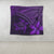 Hawaiian Turtle Plumeria Kakau Polynesian Quilt Tapestry Neo Purple AH - Polynesian Pride