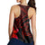 Hawaiian Turtle Plumeria Kakau Polynesian Quilt Racerback Tank Neo Red AH - Polynesian Pride