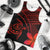 Hawaiian Turtle Plumeria Kakau Polynesian Quilt Tank Top Neo Red AH - Polynesian Pride