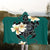 Hawaiian Turtle Plumeria Polynesian Hooded Blanket Mint - AH - Polynesian Pride