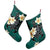 Hawaiian Turtle Plumeria Polynesian Christmas Stocking Mint - AH - Polynesian Pride