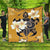 Hawaiian Turtle Plumeria Polynesian Premium Quilts Yellow - AH Black - Polynesian Pride