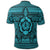 Hawaiian Turtle Polynesian Tribal Polo Shirt Blue - Polynesian Pride