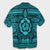 Hawaiian Turtle Polyensian Tribal Hawaiian Shirt Blue AH - Polynesian Pride