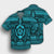 Hawaiian Turtle Polyensian Tribal Hawaiian Shirt Blue AH - Polynesian Pride