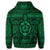 Hawaiian Turtle Polyensian Tribal Zip Hoodie Green - Polynesian Pride