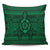 Hawaiian Turtle Polynesian Tribal Pillow Covers Green AH Pillow Covers Black - Polynesian Pride