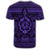 Hawaiian Turtle Polynesian Tribal T Shirt Purple AH - Polynesian Pride