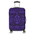 Hawaiian Turtle Polynesian Tribal Luggage Covers Purple AH Black - Polynesian Pride