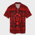 Hawaiian Turtle Polyensian Tribal Hawaiian Shirt Red AH Unisex Black - Polynesian Pride