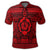 Hawaiian Turtle Polynesian Tribal Polo Shirt Red - Polynesian Pride