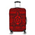 Hawaiian Turtle Polynesian Tribal Luggage Covers Red AH Black - Polynesian Pride