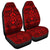 Hawaiian Turtle Polynesian Tribal Car Seat Covers Red AH Universal Fit Black - Polynesian Pride