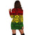 Hawaiian Turtle Polyensian Tribal Hoodie Dress Reggae AH - Polynesian Pride