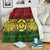 Hawaiian Turtle Polyensian Tribal Premium Blankets Reggae AH White - Polynesian Pride