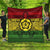 Hawaiian Turtle Polynesian Tribal Premium Quilts Reggae AH Black - Polynesian Pride