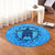 Hawaiian Turtle Polynesia Under The Sea Round Carpet - AH - Polynesian Pride