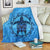 Hawaiian Turtle Polynesia Under The Sea Premium Blankets - AH White - Polynesian Pride