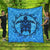 Hawaiian Turtle Polynesia Under The Sea Premium Quilts - AH Black - Polynesian Pride