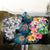 Hawaiian Turtle Swimming Wave Plumeria Hibiscus Polynesian Hooded Blanket - Garden Style - AH - Polynesian Pride