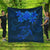 Hawaiian Turtles Hibiscus Plumeria Polynesian Premium Quilts - Blue - AH Black - Polynesian Pride