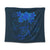 Hawaiian Turtles Hibiscus Plumeria Polynesian Tapestry - Blue - AH Wall Tapestry Black - Polynesian Pride