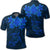 Hawaiian Turtles Hibiscus Plumeria Polynesian Polo Shirt Blue Unisex Black - Polynesian Pride