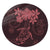 Hawaiian Turtles Hibiscus Plumeria Polynesian Round Carpet - Pink - AH Round Carpet Luxurious Plush - Polynesian Pride