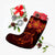 Hawaiian Turtles Hibiscus Plumeria Polynesian Christmas Stocking - Red - AH - Polynesian Pride