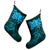 Hawaiian Turtles Hibiscus Plumeria Polynesian Christmas Stocking - Turquoise - AH - Polynesian Pride