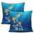 Hawaiian Tuttle And Plumeria Flower In The Sea Polynesian Pillow Covers - AH - Polynesian Pride