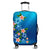 Hawaiian Tuttle And Plumeria Flower In The Sea Polynesian Luggage Covers - AH Black - Polynesian Pride