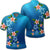 Hawaiian Tuttle and Plumeria Flower In The Sea Polynesian Polo Shirt Unisex Black - Polynesian Pride