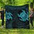 Hawaiian Two Turtle Polynesian Premium Quilts Blue AH Black - Polynesian Pride