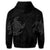 Hawaiian Two Turtle Polynesian Zip Hoodie Gray - Polynesian Pride