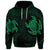 Custom Hawaiian Two Turtle Polynesian Hoodie Green - Polynesian Pride