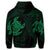 Hawaiian Two Turtle Polynesian Zip Hoodie Green - Polynesian Pride