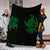 Hawaiian Two Turtle Polynesian Premium Blankets Green AH - Polynesian Pride