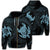 Hawaiian Two Turtle Polynesian Zip Hoodie Pastel Blue Unisex Art - Polynesian Pride