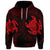 Custom Hawaiian Two Turtle Polynesian Hoodie Red - Polynesian Pride