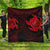 Hawaiian Two Turtle Polynesian Premium Quilts Red AH Black - Polynesian Pride