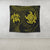 Hawaiian Two Turtle Polynesian Tapestry Yellow AH - Polynesian Pride