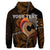 Custom Hawaiian Warrior Helmet Kanaka Polynesian Hoodie - Polynesian Pride