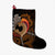 Hawaiian Warrior Helmet Kanaka Polynesian Christmas Stocking - AH Christmas Stocking 26 X 42 cm Black - Polynesian Pride