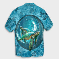 Hawaiian Whirlpool Turtle Polynesian Hawaiian Shirt - AH - Polynesian Pride