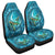 Hawaiian Whirlpool Turtle Polynesian Car Seat Covers - AH Universal Fit Black - Polynesian Pride