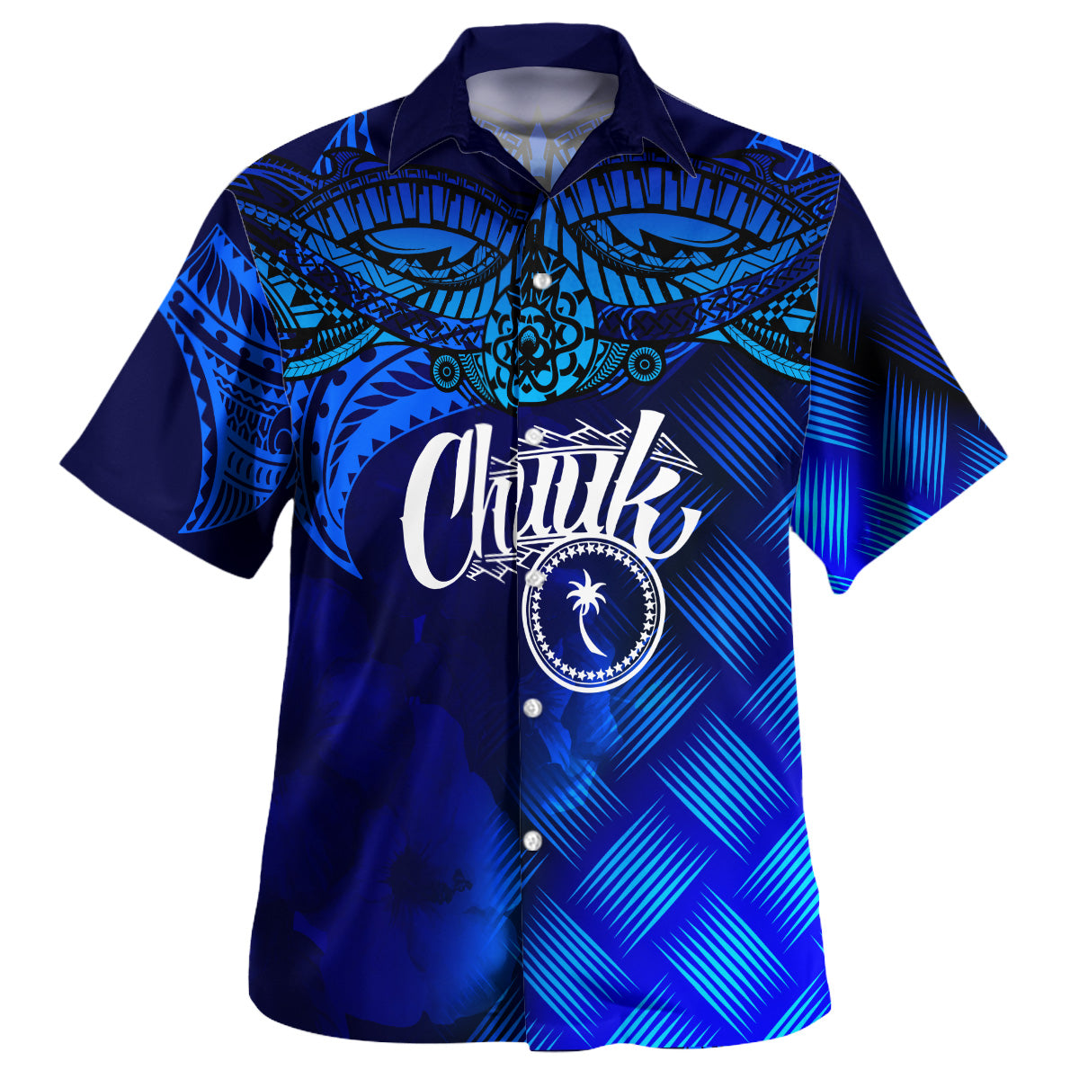 Chuuk Polynesian Matching Hawaiian Shirt and Dress Lauhala Coat Of Arms - Polynesian Pride