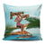 Hawaiian Song Pillow Covers One Size Zippered Pillow Case 18"x18"(Twin Sides) Black - Polynesian Pride