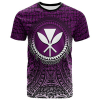 Hawaii T Shirt Polynesian Circle Pattern Purple Unisex Purple - Polynesian Pride